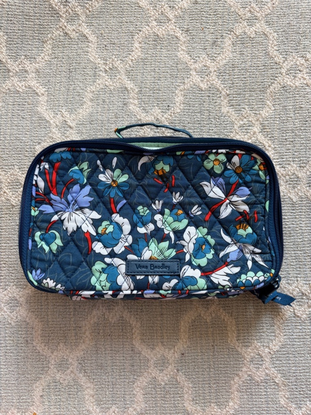 Vera Bradley Blush & Brush Makeup Case - Floral Bursts